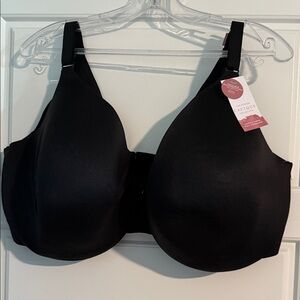 Cacique Classic Black Supportive Bra 46H